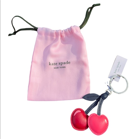 NWT ♠️ Kate Spade ♠️ Cherries Purse Charm/Key Holder - Picture 8 of 8